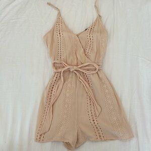 American Eagle Eyelet Romper